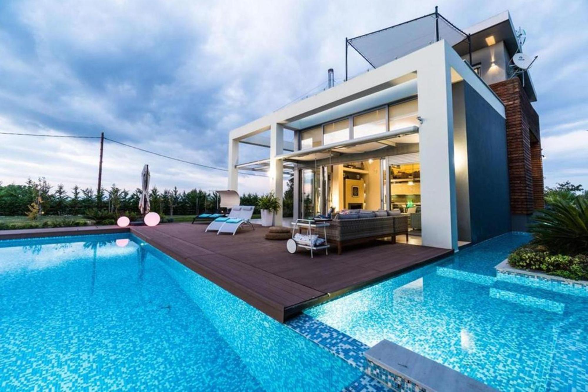 Island Villa Sani Sea View Экстерьер фото